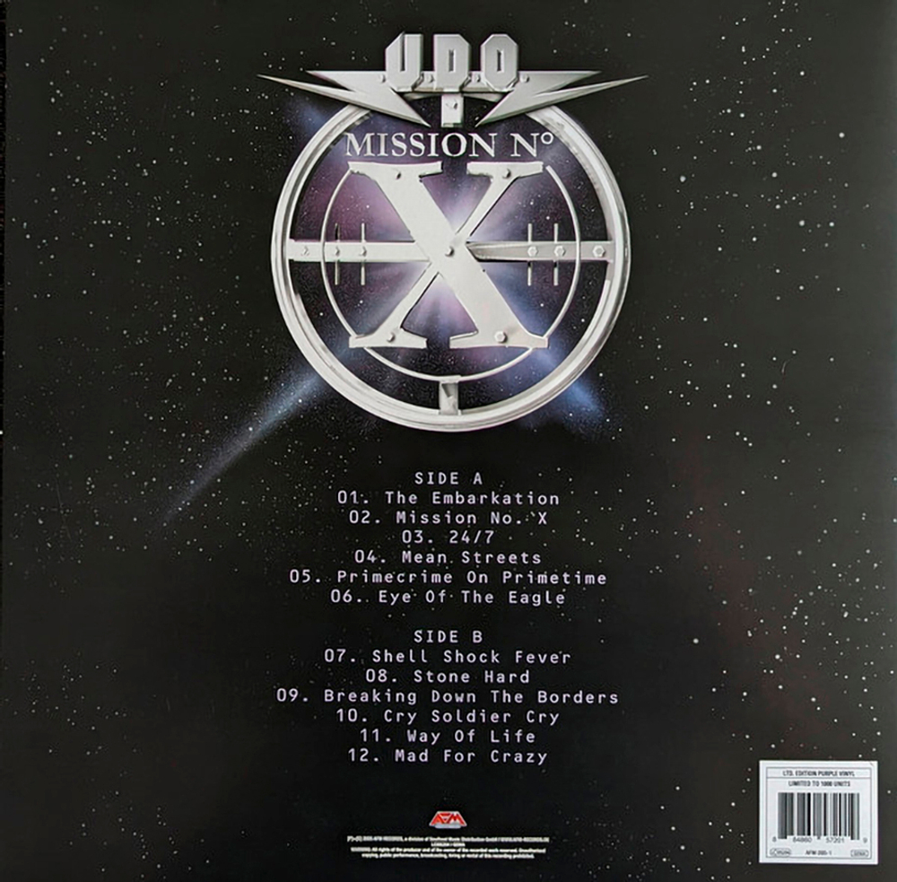 U.D.O. / Mission No. X (Coloured Vinyl)(LP)