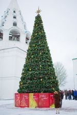 Уличная елка каркасная "Уральская сосна" (Леска) 15 м