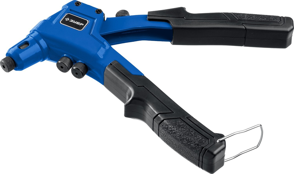 Заклепочник ручной компактный ЗУБР литой корпус, заклепки 2.4 - 4.8 мм