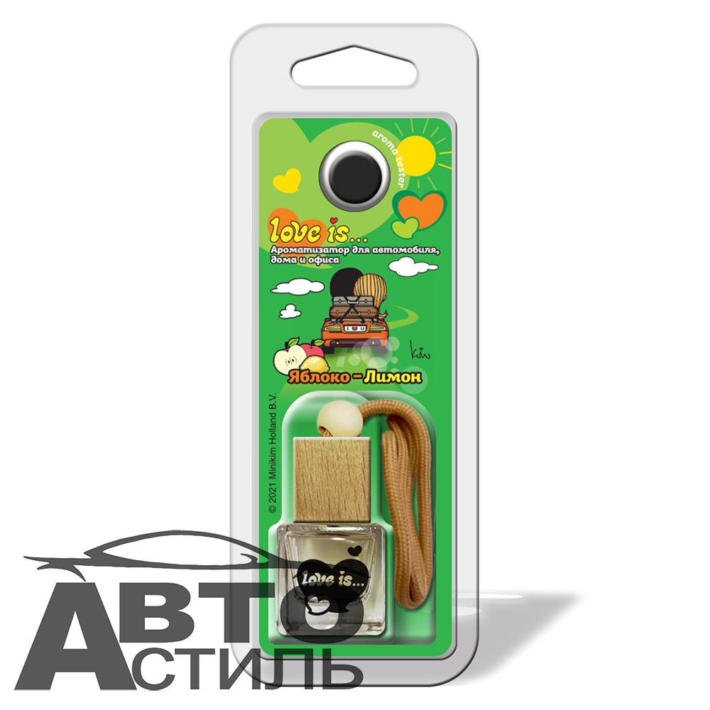 Ароматизатор бочонок Aroma Riche Love is (ARLV-5) - ЯБЛОКО-ЛИМОН