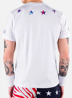 Мужская теннисная футболка Hydrogen Star Tech Tee Man - белый