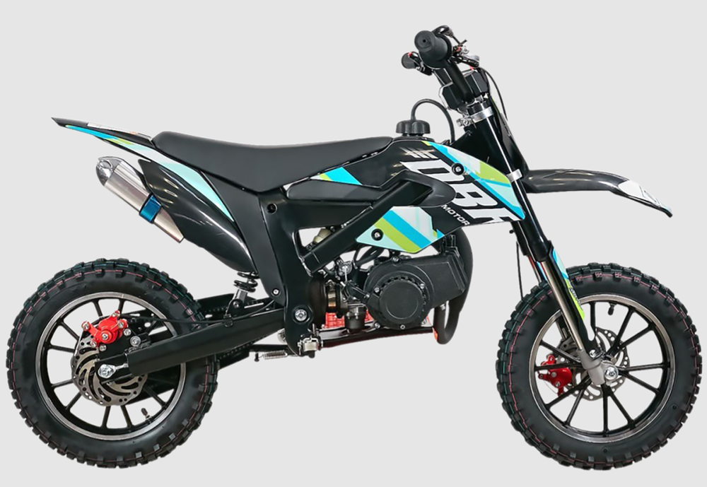 Питбайк детский KAYO DBR SX50-A (2T 49 см3 ручной стартер 2022 г.)