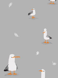 Наволочка комплект 2шт "Seagull" 50х70 см Сказка сатин