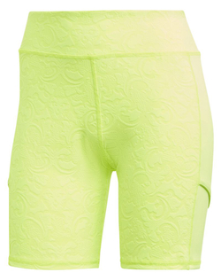 Теннисная юбка Adidas Pleat Skirt Pro - black/neon yellow