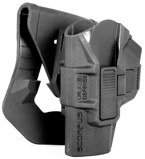 Кобура поворотная с кнопкой для ПМ (левша)