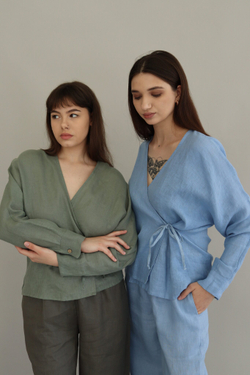 Кимоно Clothe короткое льняное
