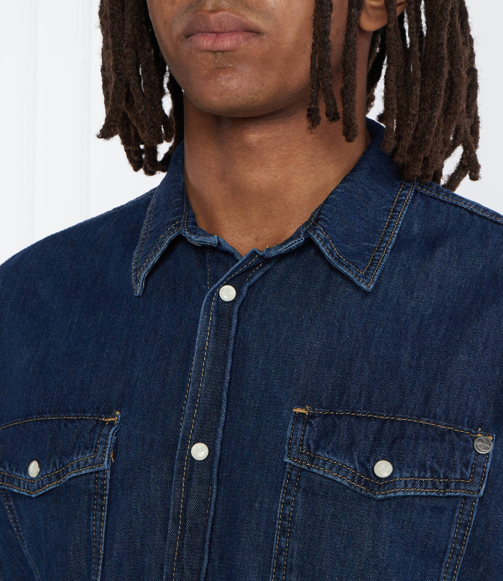 Рубашка HAMMOND Pepe Jeans London - темно-синий(PM307509XV9)