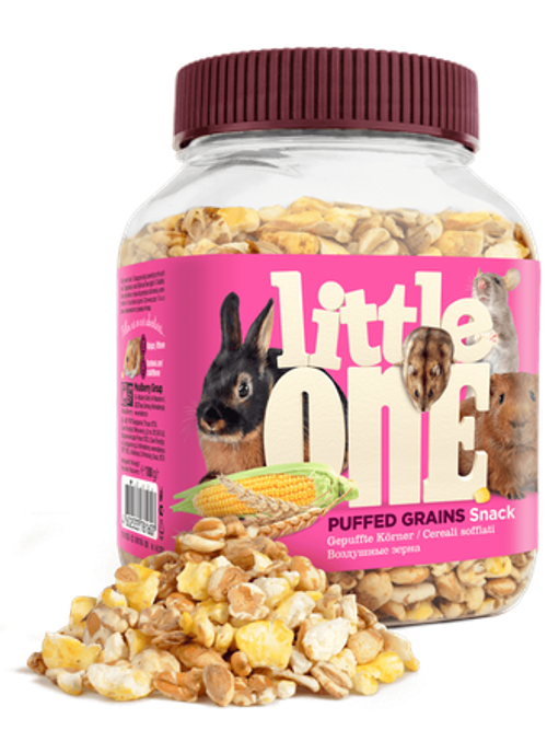 Little One лакомство для всех видов грызунов Воздушные зерна, 100 гр