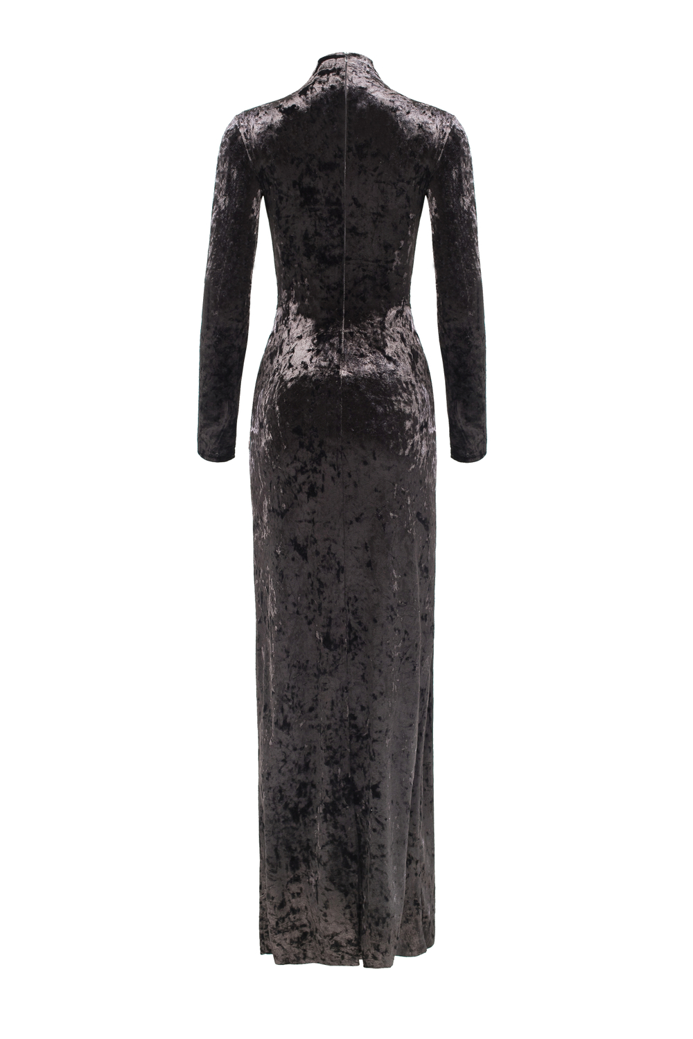 «SCULPTING velvet dress» Платье из эластичного бархата с разрезом