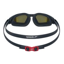 Очки для плав. SPEEDO Hydropulse Mirror, 8-12267D646, ЗЕРКАЛЬНЫЕ линзы, черная оправа