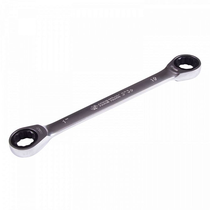 KING TONY (37361719M) Ключ трещоточный накидной 17х19 мм, прямой