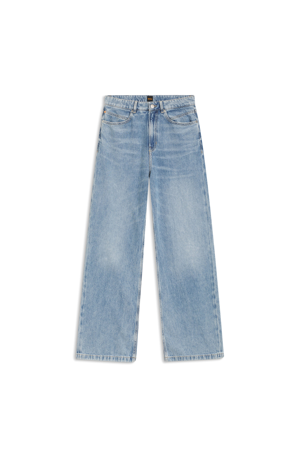 Relaxed-fit jeans with wide leg-1