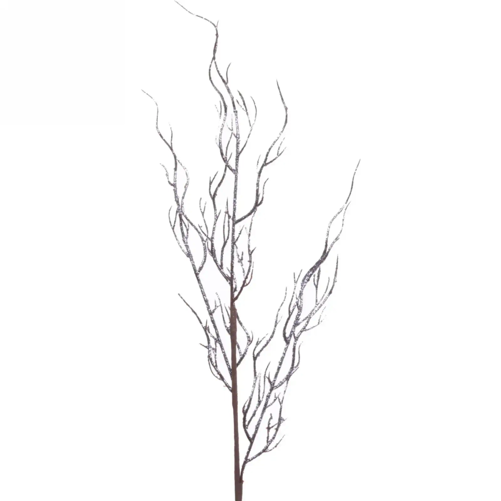 Ветка декоративная «Лесное сияние» 80 см, Графит