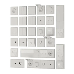 Donel Розетка, механизм розетки Schuko с заземляющим контактом 16А 250 В на винтах R98, DA18800