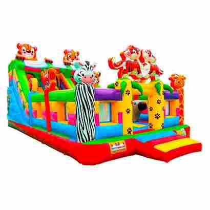 Коммерческий надувной батут «Тигриная страна 4», 9*5*5 м