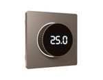 AP6358 Лицевая панель ALFA (Темная бронза матовый) для терморегулятора теплого пола с цифровым дисплеем QUANT