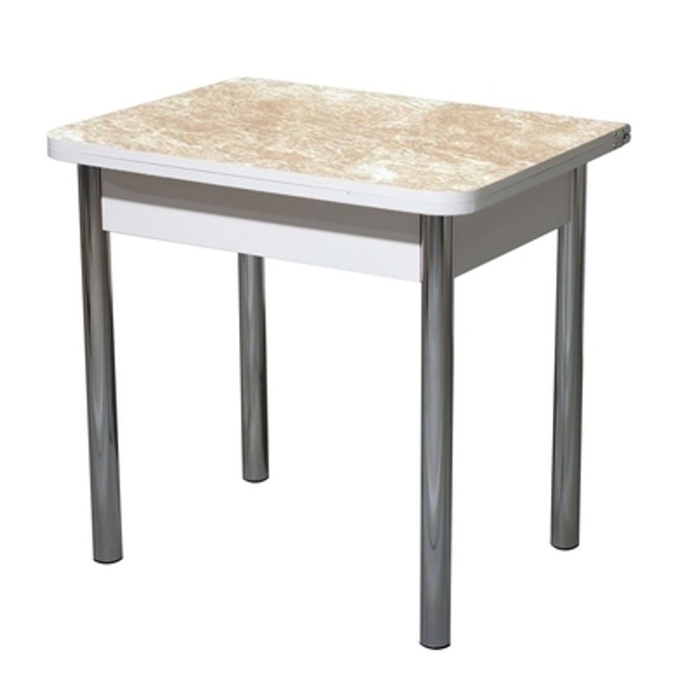 Стол ломберный (в ассортименте, 1 категория), ЛДСП/пластик/хром, Forpost