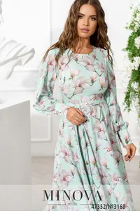 Платье 3168-мятный Minova