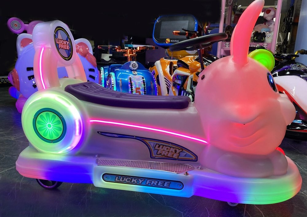 Прокатный аттракцион «Зайчик» Электромобиль