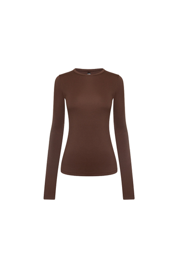 Лонгслив из модала GRACE Шоколад