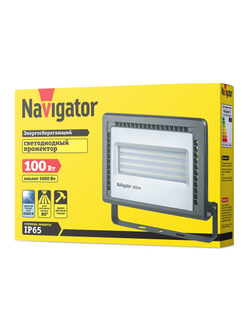 Прожектор светодиодный 14 150 NFL-01-100-6.5K-LED 100Вт 6500К IP65 8100лм черн. Navigator 14150