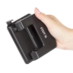 Дырокол STAFF "Manager", металлический средний, до 20 листов, черный