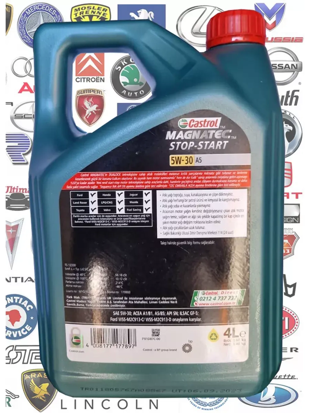 Кастрол MAGNATEC 5W30 A5 4л.