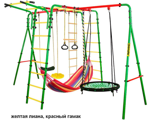 Спортивно-игровой комплекс Kampfer Wunder Sommer Гнездо большое зеленое