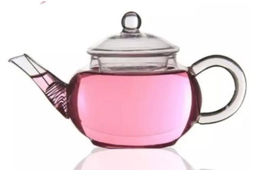 237048 Чайник, стекло 400 мл с пружинкой