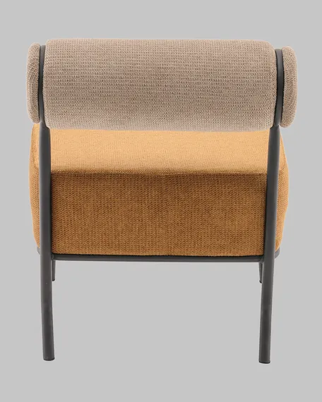 Лаунж-кресло Roller, бежевый, терракотовый