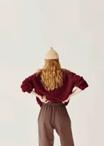 Толстовка Called a Garment College вишневая