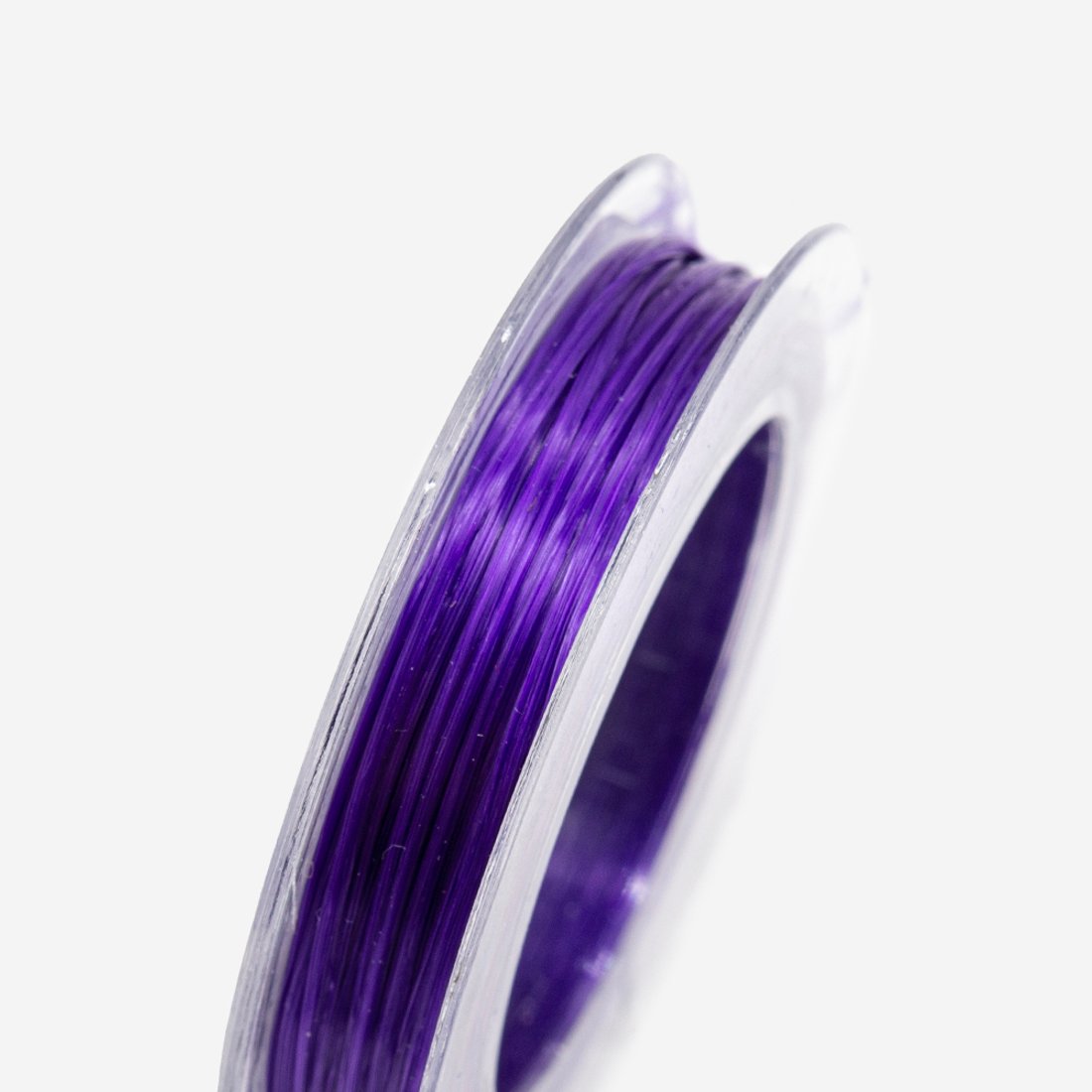 Многожильная эластичная резинка (спандекс), аметистовый, 0,7мм