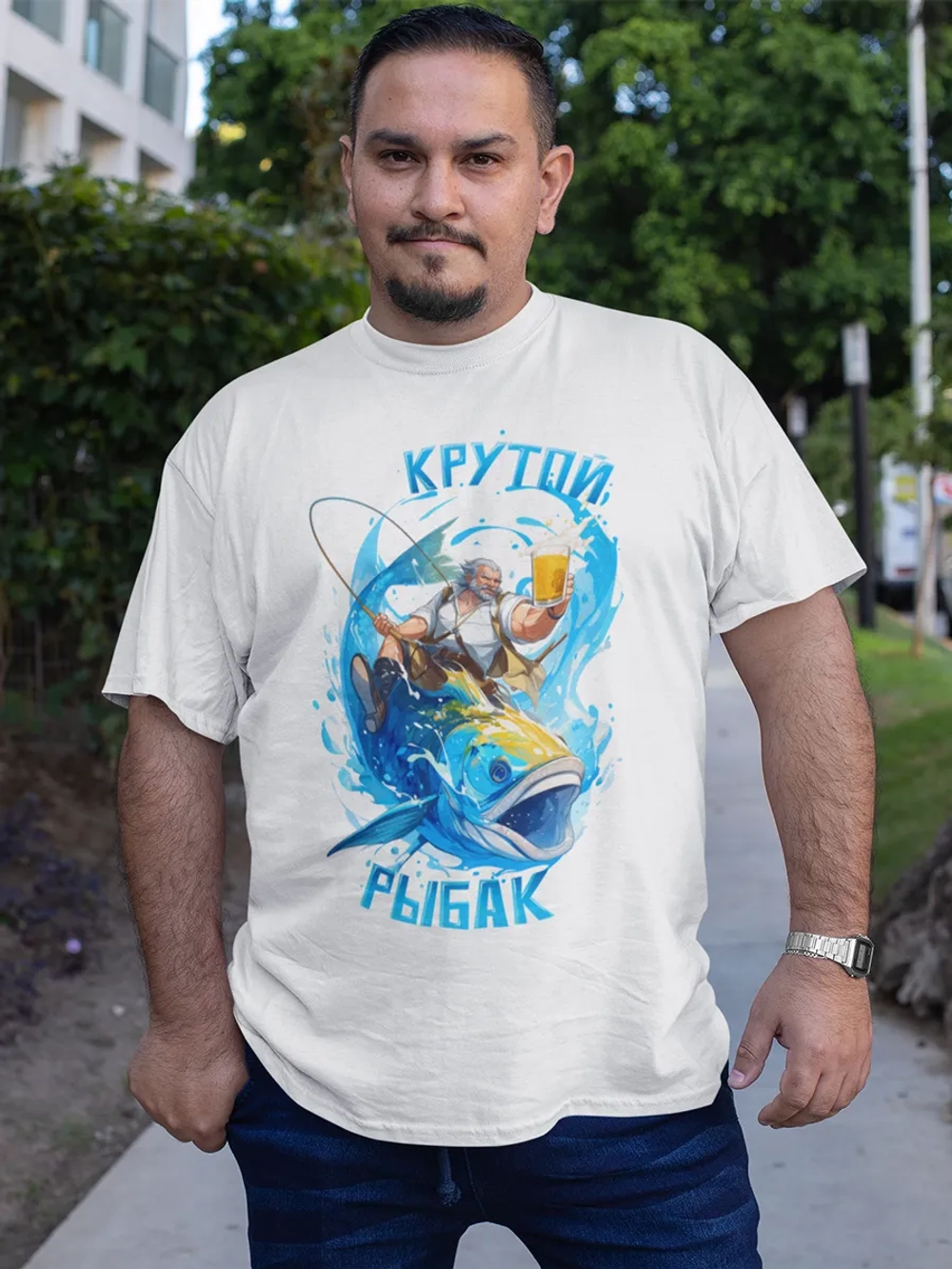 Футболка на рыбалку