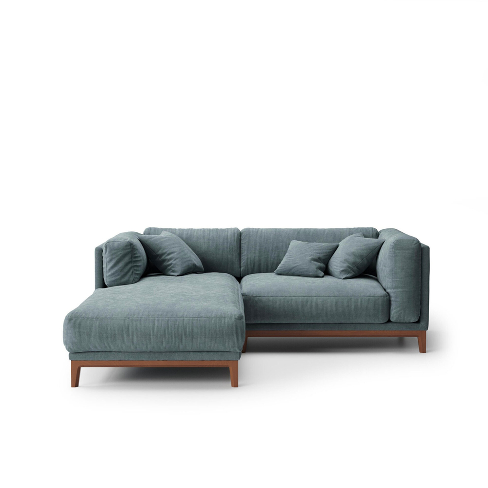 3-х местный нераскладной диван с кушеткой Case 913/902