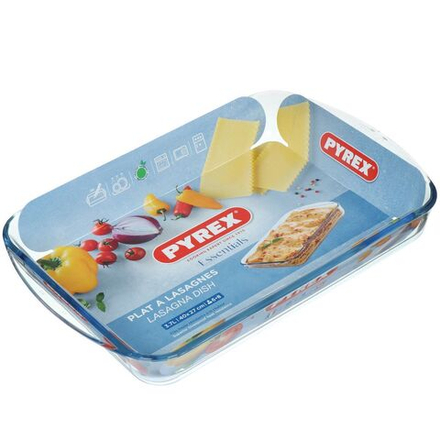 Форма для выпечки стекло, 28х40х6 см, 3.7 л, прямоуг, Pyrex, Smart cooking, 239B000/5046