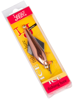 Блесна вертикальная зимняя Lucky John GLIDER с цепочкой и тройником 10.0г CS блистер