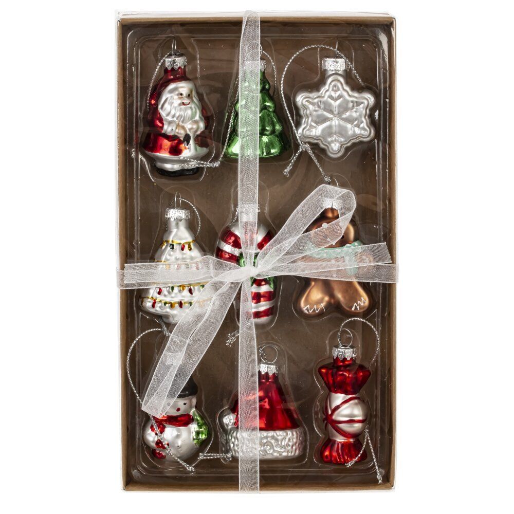 GAEM Набор из 9шт: Украшение новогоднее "Ассорти", 6в., L12,5 W22 H4 см, 6в.