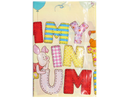 Скатерть   Винни Пух алфавит  120 на 180см.