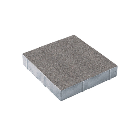 Тротуарная плитка КВАДРАТ 400х400 мм - Гранит Серый