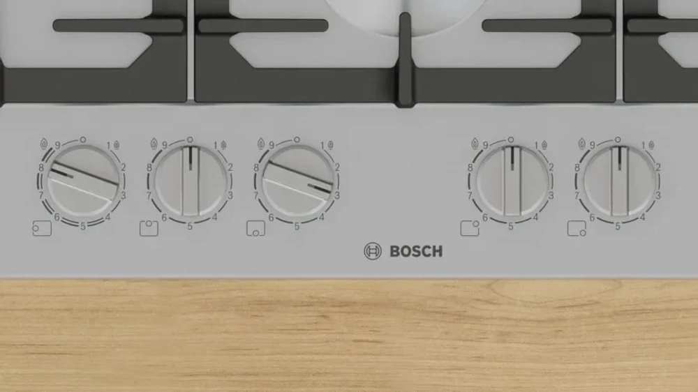 Встраиваемая газовая варочная панель Bosch PCS7A5I90