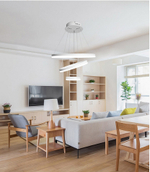 Pendant Led design lamp  Corona by SONNEMAN D40 (Grey)