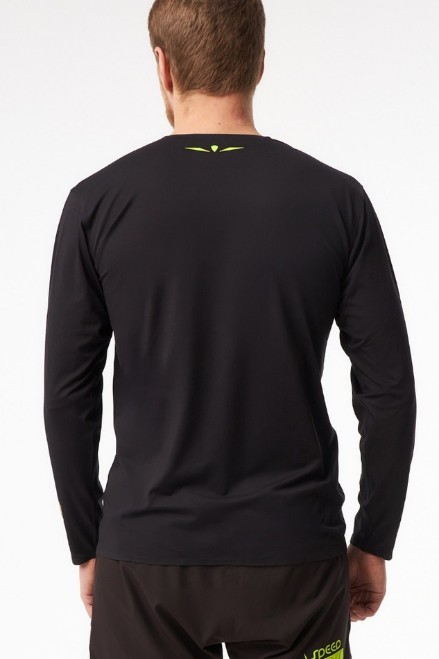 ЛОНГСЛИВ УТЕПЛЕННЫЙ МУЖСКОЙ BASE LAYER TEE LS | BLACK YELLOW