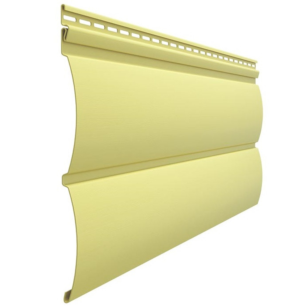 Сайдинг Docke Premium Блок-хаус D4.7T Лимон 3600 мм