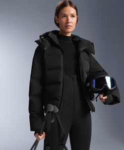 Oysho Водостойкий комбинезон клеш SKI, черный