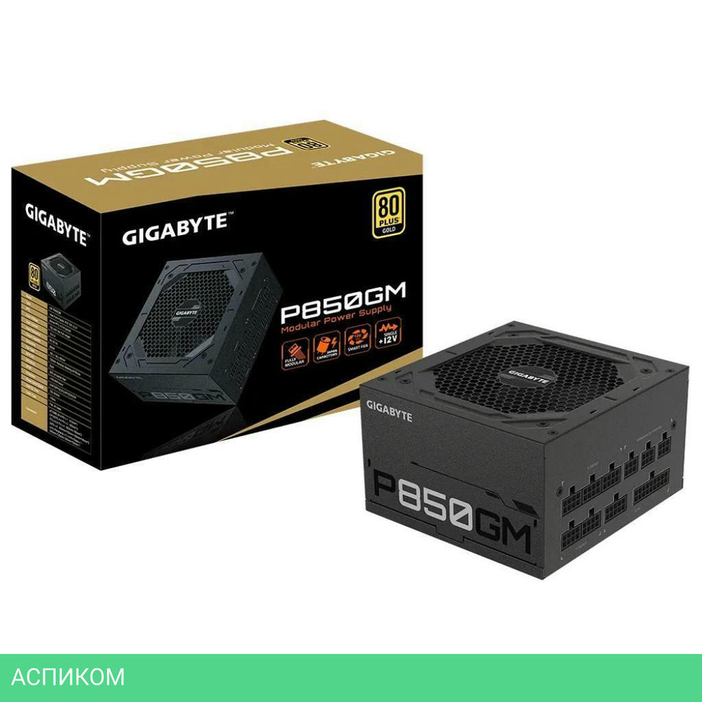 Блок питания GigaByte GP-P850GM 80+ (28200-P850G-1EUR)