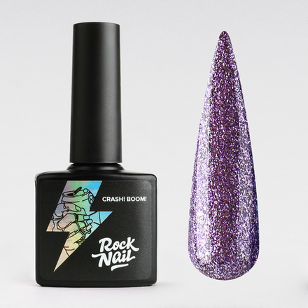 Гель-лак RockNail Crash! Boom! 416 Dance Fever, 10 мл.