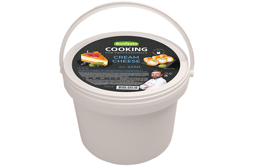 Сыр Творожный COOKING 70% 2,25 кг. без ЗМЖ , шт