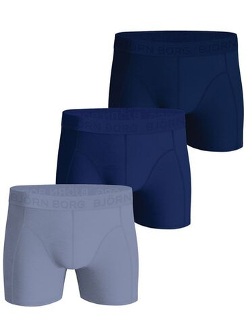Мужские спортивные боксеры Björn Borg Cotton Stretch 3P - небесный