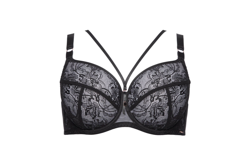 Бюстгальтер Chiara с мягкими чашечками на косточках (Размер: 75F) (Цвет: черный)