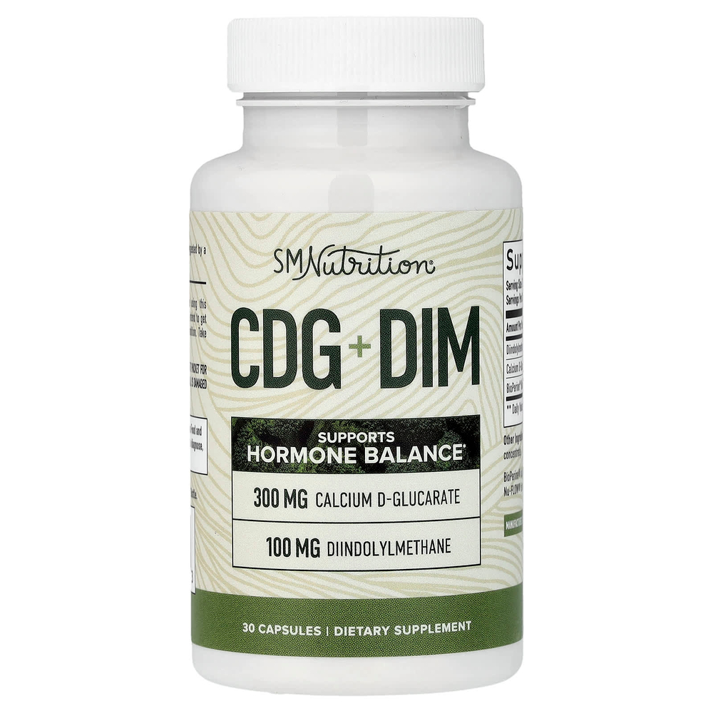 SMNutrition, CDG и DIM, 30 капсул